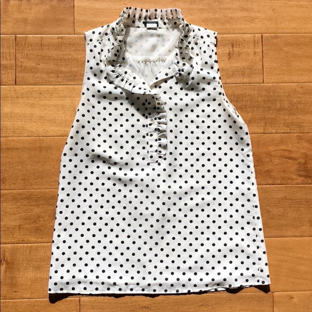 J. Crew Polka Dot Blouse